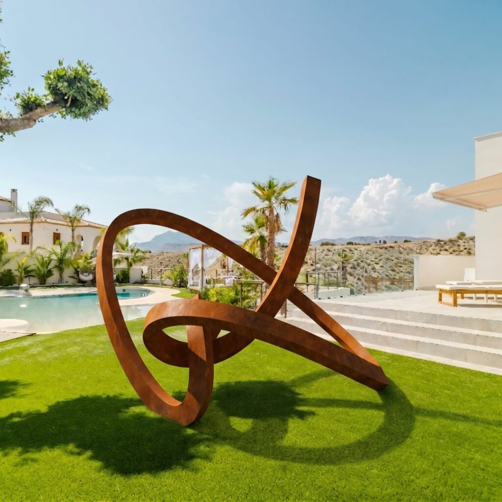 Atelier 268 - Noeud de jardin corten 1080